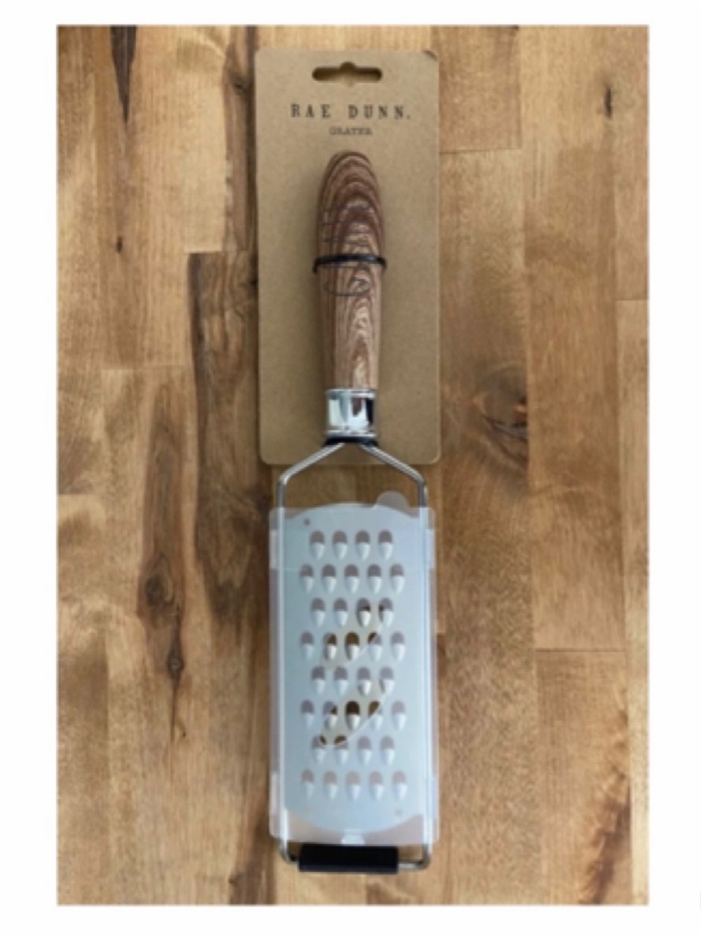 NEW Rae Dunn Cheese Grater Wooden Handle